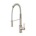 thumbnail image 2 of Pioneer Faucets 2Mt270 Motegi 1.5 GPM Single Hole Pre-Rinse Kitchen Faucet - Black, 2 of 4