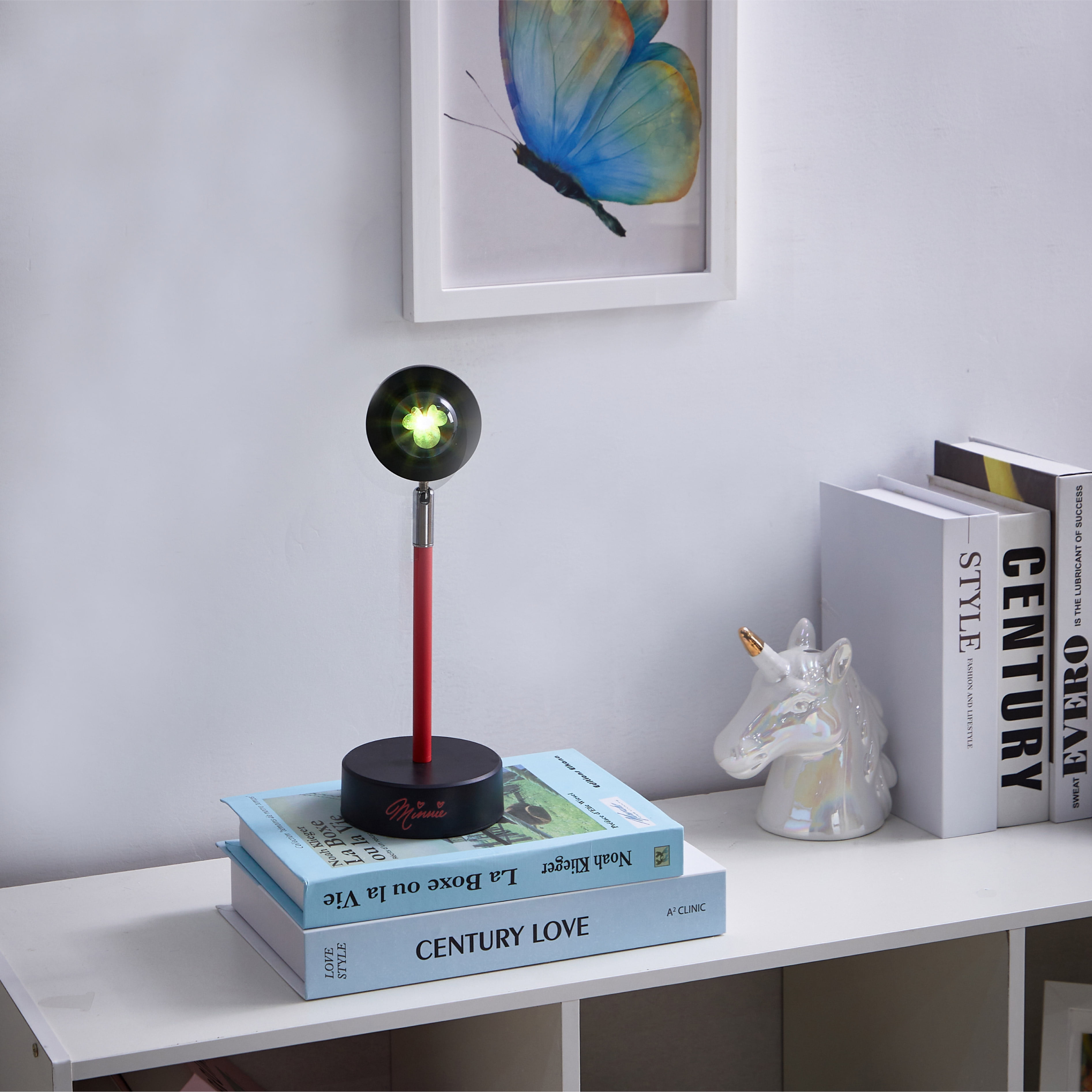 Minnie Mouse LED Sunset Projection Lamp, , 3.4" W x 7.5" H
