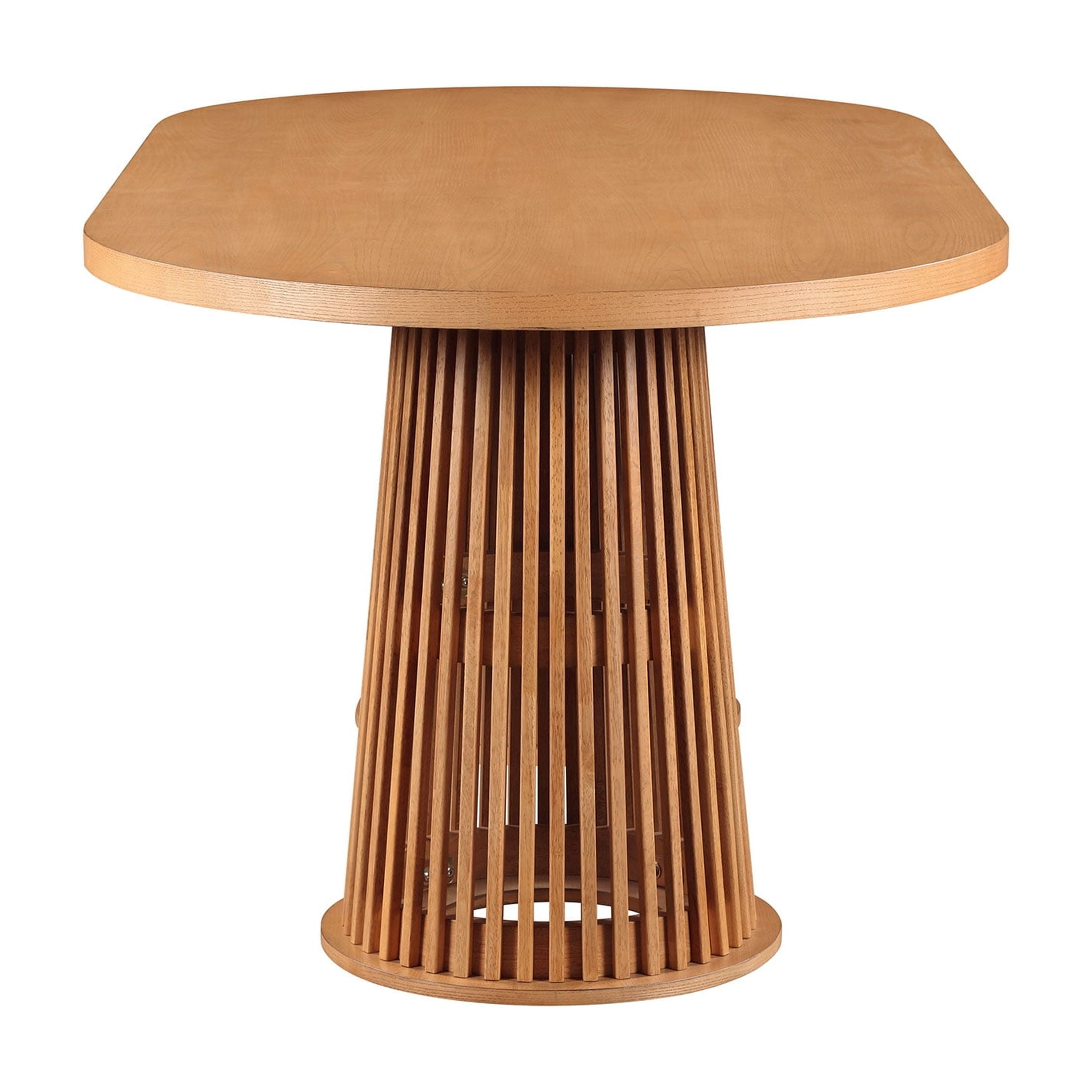 Beautiful by Drew Oval Dining Table, Warm Honey