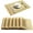 Gold, variant on Findosom 6pcs of PVC Placemat, Non-Slip Heat-Resistant Table Place Mat Stain Resistant Woven Vinyl Placemats for Kitchen Table, Washable Durable Table Mats Gold, 6 Count