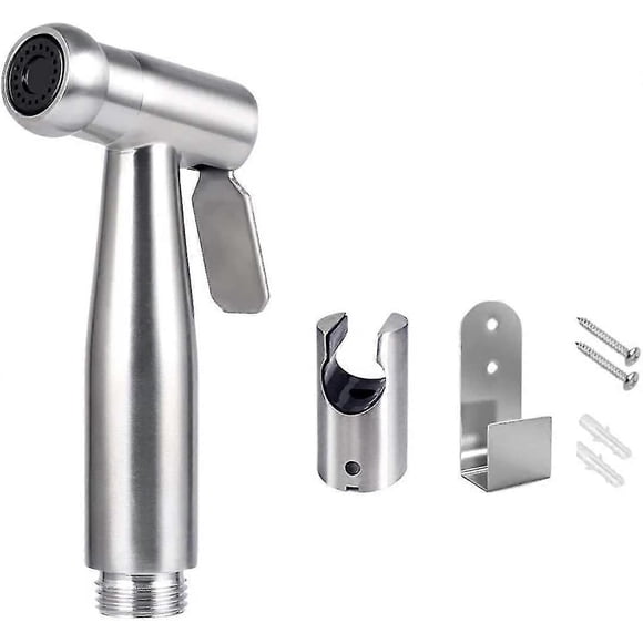 Toilet Er/less Steel Handheld Er With Hook, Easy To In, For Personal Hygiene And Basin Toilet Er