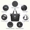 thumbnail image 2 of Cshidworld 35L Duffle Bags for Women, Travel Bag Carry on Gym Bag, Expandable Travel Bag with Wet Dry Pocket/ 3 Front Pockets/ Trolley Sleeve Pocket, Sport Dance Bag, Black, 2 of 7