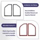 thumbnail image 5 of For 2015-2021 Left Right Side Air Conditioning Vent Decorative Panel Interior Modification Sticker, 5 of 5