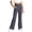 Grey, variant on Xyant Girls Crossover Flare Pants Kids High Waisted Bootcut Leggings Full Length Bell Bottoms,Size 7-8 Years