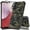 Camo, variant on SPY CASE for Samsung Galaxy A14 5G Case w/2x Front and 1 Rear Camera Tempered Glass Screen Protector with Kickstand Phone Case Cover (Compatible w/Magnetic Car Mount) Blue