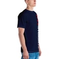 thumbnail image 2 of MH STUDIOS SLANT NAVY Men's t-shirt (L), 2 of 4