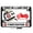Black, variant on Motorcycle Metal License Plate Frame with Firefighter Design - Black