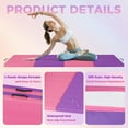 thumbnail image 4 of BouPower Folding Gymnastics Mat for Kids and Adults,Exercise Tumbling Mat with PU Leather and Foam,Workout Mat for Home Gym,Cheerleading,Yoga,Wrestling, 4 of 5