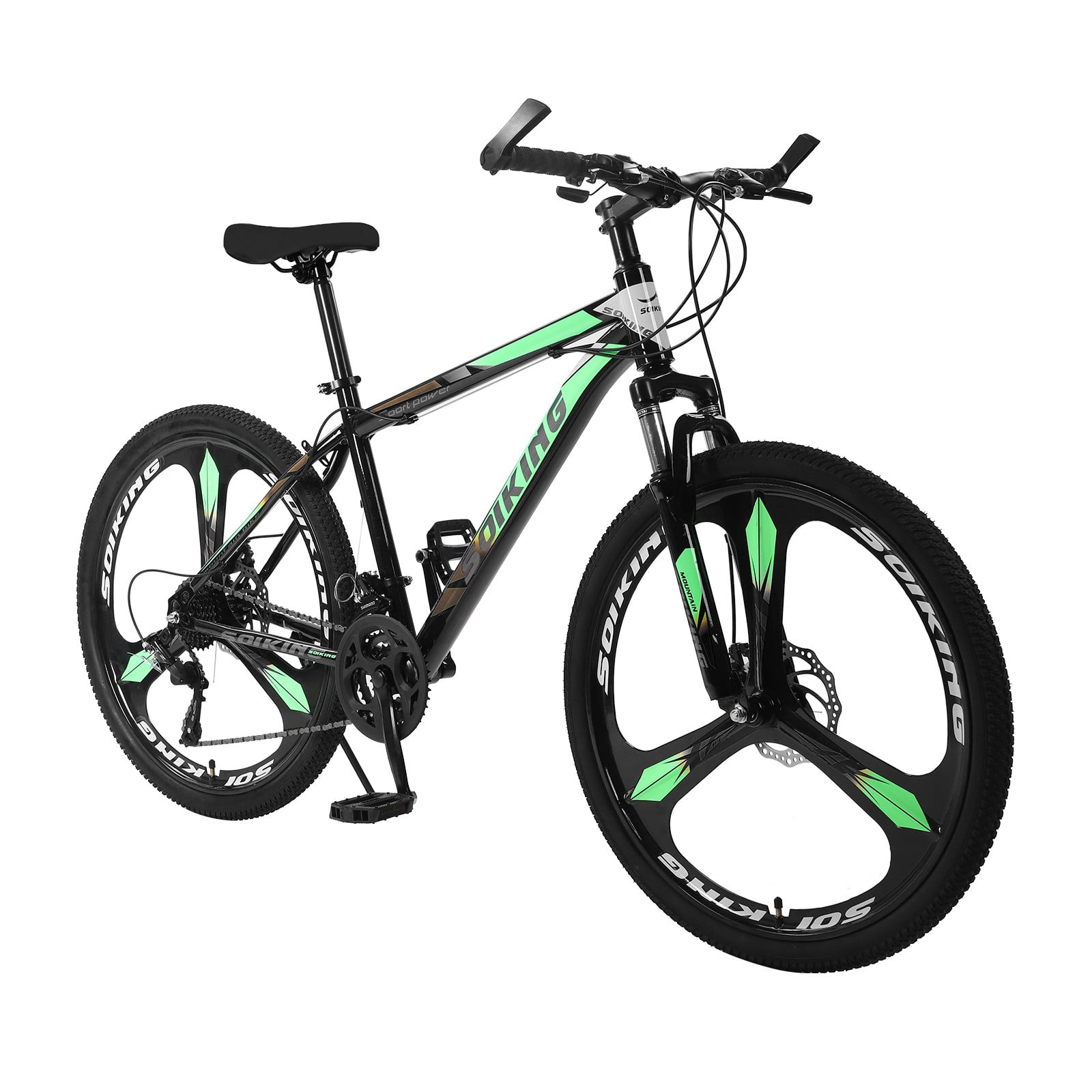 DZT1968 26 inch Adult BikesMountain Bike21 Speed Multicolor Bicycles for Mens and Woman,High