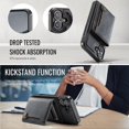 thumbnail image 2 of Decase Premium Magnetic Detachable Wallet Case for iPhone 16 Plus,Shock-Absorbent, Anti-Scratch PU Leather+TPU Bumper Cover, Slim & Rugged, with Credit Card Slots, Fits Mag-Safe Car Mount,Black, 2 of 9