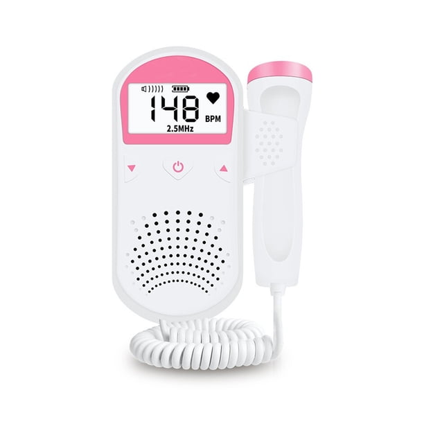Hogar Fetal Doppler Bebé Prenatal Detector De Frecuencia Cardíaca Hogar Sónar Doppler Estetoscopio Mujeres Embarazadas Monitor Fetal Cateissary BA000477-00