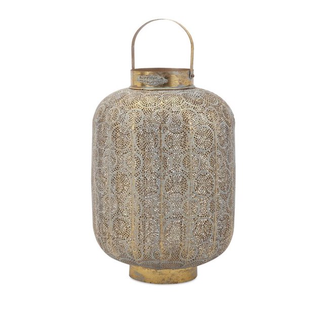 IMAX Corporation Elliot Large Pierced Lantern in Gold