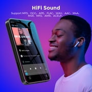 72GB WiFi Mp3 Player with Bluetooth, TIMMKOO 4.0 Full Touch Screen Mp3 Mp4 Player with Speaker, HiFi Sound Digital Music Player with FM Radio, Recorder, Clock, Browser (Black)