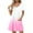 Pink, variant on Womens Dresses Fashion Summer Gradient Short-sleeved V-neck Casual Dress Summer Beach Dresses