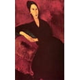 thumbnail image 2 of Modigliani, Amedeo 13x18 White Modern Wood Framed Museum Art Print Titled - Madame Zborowski On A Sofa, 2 of 4