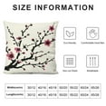 thumbnail image 5 of GOSMITH Cherry Blossoms Body Pillow Cover Pink Flowers Plum Branch Cherry Blossom Flower Cushion Long Pillowcase Decorative Bed Pillow Cases Floral Pillow Covers for Bedroom,Couch, 5 of 5