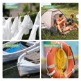thumbnail image 5 of Unique Bargains Hollow Braided Polypropylene Anchor Rope with Hook, 1/4 Inch 50ft Nylon Floating Line, Orange, 5 of 5