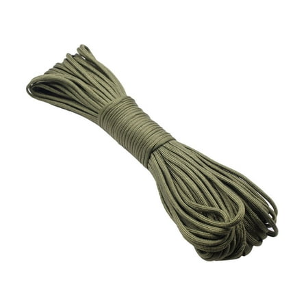 

Sunhillsgrace Camping Hiking Nylon Parachute Cord Rope Tie Down 100 Feet Seven-core Polyester Umbrella Rope