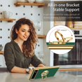 thumbnail image 5 of for Google Pixel 6A Case with Ring Holder Kickstand 360 Degree Rotation  Car Finger Soft TPU Slim Cover Shockproof Full Body Protective Phone Case for Google Pixel 6a 6.1", Dark Green, 5 of 16
