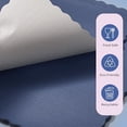 thumbnail image 6 of Fit Meal Prep 200 Pack Disposable Paper Placemats, 14 x 10 Inch Blue with Decorative Wavy Scalloped Edge for Restaurant Catering Dining Table, Baby Kids Birthday Parties, 6 of 7