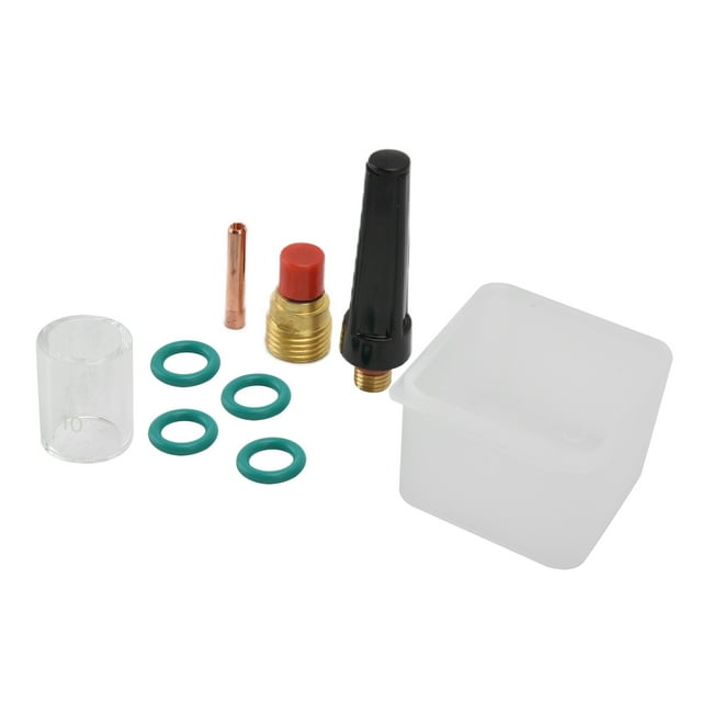 Accesorios de antorcha de soldadura por arco de argón, 8 piezas Antorcha de soldadura TIG Kit de accesorios de antorcha de soldadura TIG Herramientas de soldadura electrónicas Carac