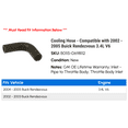 thumbnail image 2 of Cooling Hose - Compatible with 2002 - 2005 Buick Rendezvous 3.4L V6 2003 2004, 2 of 2