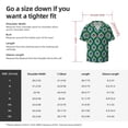 thumbnail image 5 of Kdxio Men's Hawaiian Shirt for Men Short Sleeve Shirt Peacock'S Tail Summer Casual Holiday Beach Button Down T-Shirts, 5 of 5