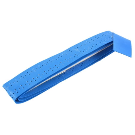 Unique Bargains 110cm Long Sweat Absorbing Soft Foam Grip Tape Blue for Squash Badminton Tennis