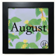 thumbnail image 1 of Canela agosto Mesa de pared con marco cuadrado negro, 1 of 4