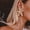 e881jin, variant on Simple Silver Color Metal Big Plant Ginkgo Leaf Earrings for Women Fashion Statement Stud Earring Jewelry Gift Pendiente