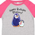 thumbnail image 4 of Inktastic Happy Birthday, Mommy- Cute Penguins Boys or Girls Toddler T-Shirt, 4 of 5