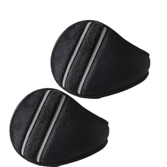 TELOLY 2pcs Ear Warmers Winter Foldable Plush Warm Outdoor Earmuffs Unisex Ear Muffs for Men Women