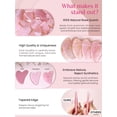 thumbnail image 3 of Herramientas faciales Gua Sha Rena Chris Fuller, cuarzo rosa, 3 of 7