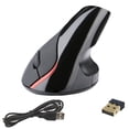 thumbnail image 1 of Ratón inalámbrico Vertical Recargable Ergonómico Protector de cintura Alivio del dolor Ratones ópticos para juegos Inevent EL000971-00, 1 of 7