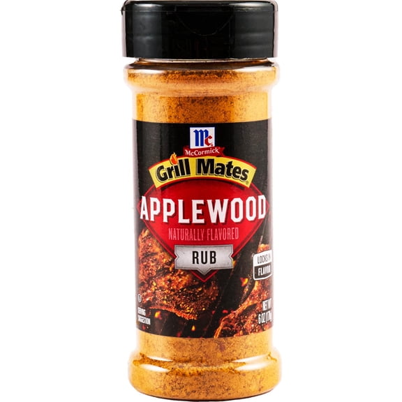 McCormick Grill Mates Applewood Rub - 6 oz- Pack of 2