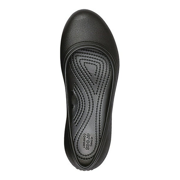 subtítulo plato Tigre Crocs at Work Women's Slip Resistant Flat Work Shoes - Walmart.com