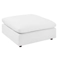 thumbnail image 3 of Modway Commix Down Filled Overstuffed Vegan Leather Ottoman in White, 3 of 7