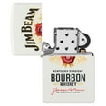 thumbnail image 4 of Zippo Jim Beam Label Logo White Matte Pocket Lighter, 4 of 6