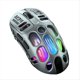 thumbnail image 1 of Ratón Inalámbrico Bluetooth para Juegos, Modo Dual, Retroiluminación, 1600 , Luz RGB Ajustable, Tipo C, Recargable, Plateado, 1 of 5