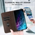 thumbnail image 3 of Hee Hee Smile Flip Case for Samsung Galaxy A40 Leather Wallet Shell Flip Case Anti Theft Brush Phone Cover, 3 of 5