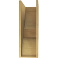thumbnail image 4 of 10"W x 20"D x 30"H Classic Ridgewood Rough Cedar Woodgrain TimberThane Corbel, Primed Tan, 4 of 6
