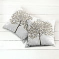 thumbnail image 2 of Ambesonne Abstract Throw Pillow Cover 2 Pack, Surreal Money Leafy Tree, 16", Multicolor, 2 of 6