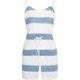 thumbnail image 2 of Txlixc vestidos para mujer sin mangas verano 2022 estampado a rayas vestidos casuales para mujer con bolsillo cuello en V cintura chaleco suelto Txlixc  Casual, 2 of 5