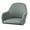 Light gray, variant on Stretchable Office Chair Covers Water Resistant Milk Silk Fabric AntiSlip Arcs Cut Perfectly For Curveds Backrests