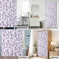 thumbnail image 6 of Lavender Flower Fabric Shower Curtain Purple Floral Washable Shower Curtains for Bathroom, Waterproof Bath Curtain with Hooks Home Decor 72x84in, 6 of 8