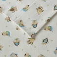 thumbnail image 2 of Comfort Classics Cozy Cotton Flannel Printed Sand Owls 3-Piece Sheet Set, Twin, 2 of 10