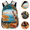 thumbnail image 3 of Lightweight Backpack Kangaroo School Bag Travel Laptop Daypack for Men Women Casual Rucksack, 3 of 6
