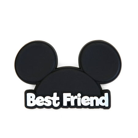 Magnet - Disney - Mickey Head - Best Friend Soft Touch PVC New (Best Moving Magnet Phono Cartridge)