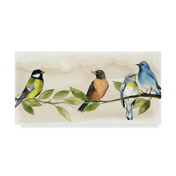 Trademark Fine Art 'Treetop Gathering I' Canvas Art by Grace Popp