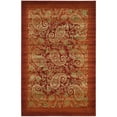 thumbnail image 5 of SAFAVIEH Lyndhurst Julia Traditional Floral Area Rug, Red/Multi, 5'3" x 7'6", 5 of 6